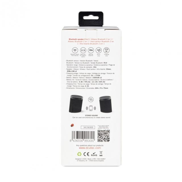 DCU Advance Tecnologic - 34156300 altavoz portátil Sistema de altavoz portátil 2.1 Negro 20 W