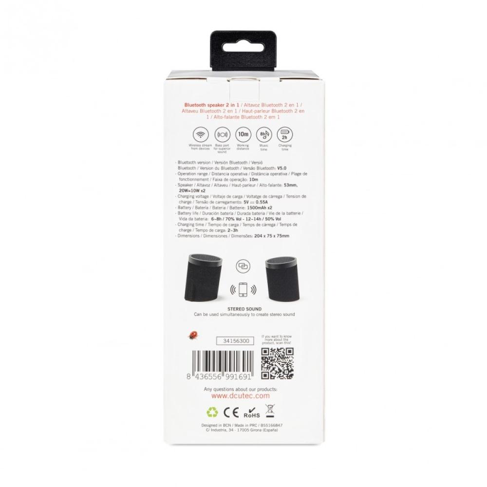 DCU Advance Tecnologic - 34156300 altavoz portátil Sistema de altavoz portátil 2.1 Negro 20 W