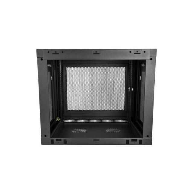 StarTech.com - Armario Rack de Pared para Servidores 9U 19"2 Columnas y Estante 1U - Rack de Servidores de Montaje en Pared - Ra