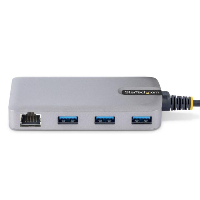 StarTech.com - Hub USB-C de 3 Puertos USBA - USB 3.0 de 5Gbps - Alimentado por el Bus - Concentrador USB-C de 3 Puertos USB-A -