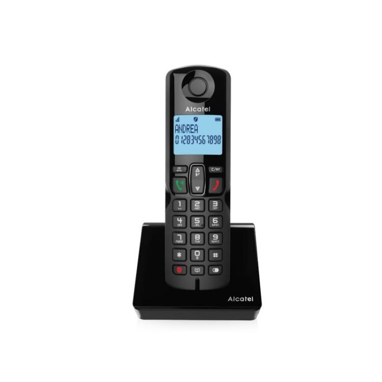 Alcatel - S280 EWE Teléfono DECT Identificador de llamadas Negro