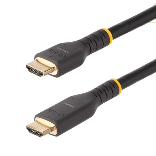 StarTech.com - Cable de 10m HDMI Activo - HDMI 2.0 4K 60Hz UHD - Cable de Servicio Pesado - Resistente - con Fibra de Aramida -