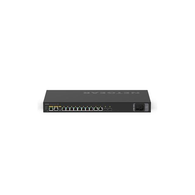 NETGEAR - M4250-10G2XF-PoE++ Gestionado L2/L3 Gigabit Ethernet (10/100/1000) Energía sobre Ethernet (PoE) 1U Negro
