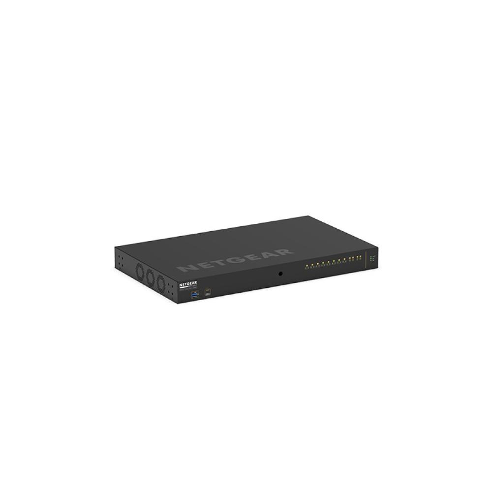 NETGEAR - M4250-10G2XF-PoE++ Gestionado L2/L3 Gigabit Ethernet (10/100/1000) Energía sobre Ethernet (PoE) 1U Negro