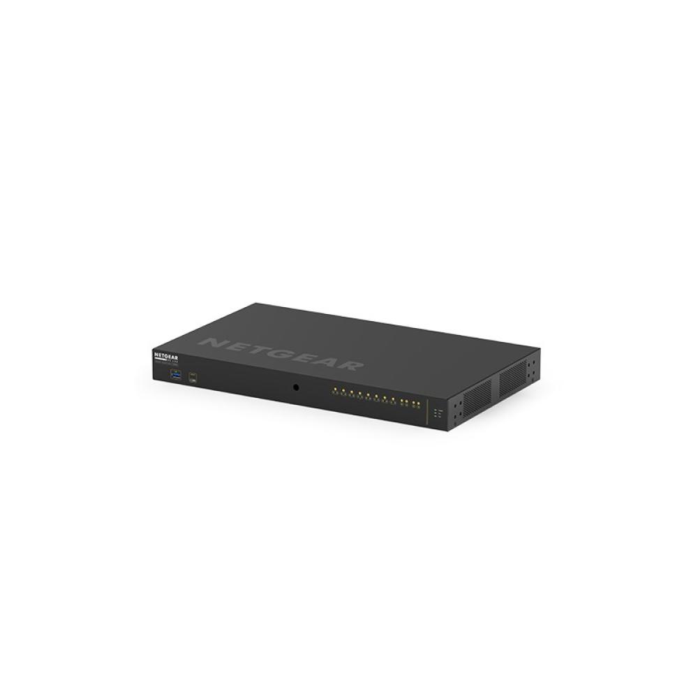 NETGEAR - M4250-10G2XF-PoE++ Gestionado L2/L3 Gigabit Ethernet (10/100/1000) Energía sobre Ethernet (PoE) 1U Negro