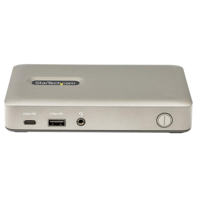 StarTech.com - Docking Station USB C - USB-C a DisplayPort 4K 30Hz o VGA - Carga con Entrega de Alimentación PD de 65W - Hub USB