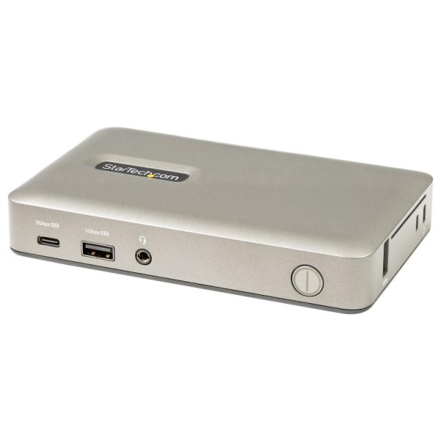StarTech.com - Docking Station USB C - USB-C a DisplayPort 4K 30Hz o VGA - Carga con Entrega de Alimentación PD de 65W - Hub USB