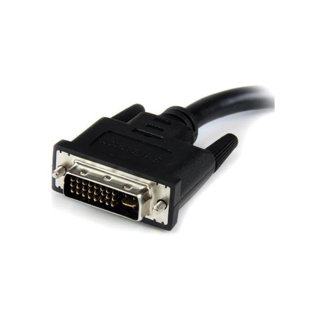 StarTech.com - Adaptador Conversor de 20cm DVI-I a VGA - DVI-I Macho - HD15 Hembra - Cable Convertidor Negro
