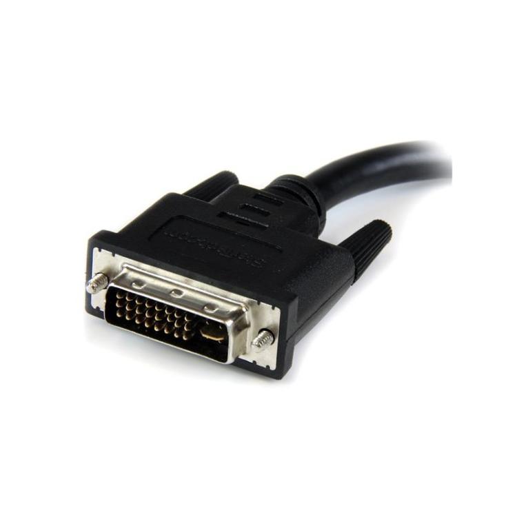 StarTech.com - Adaptador Conversor de 20cm DVI-I a VGA - DVI-I Macho - HD15 Hembra - Cable Convertidor Negro