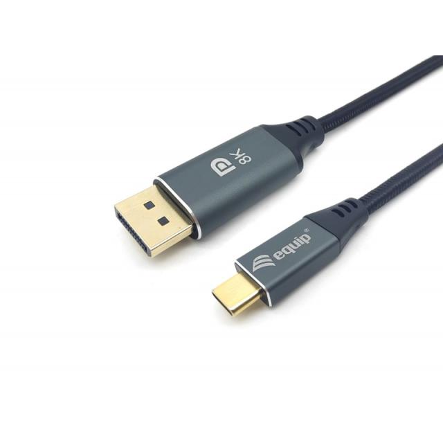 Equip - Cable USB-C a DisplayPort Premium, M/M, 2,0 m, 8K/60Hz