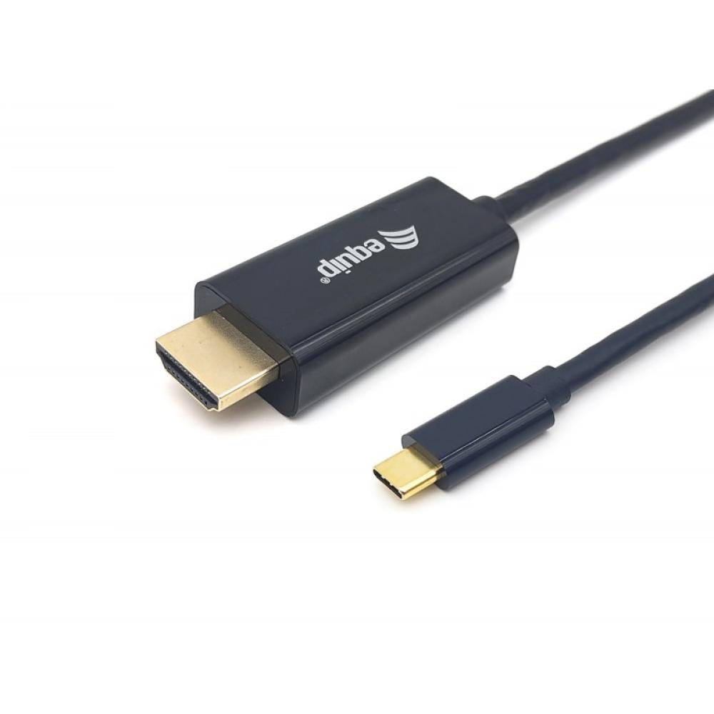 Equip - Cable USB-C a HDMI, M/M, 1,0 m, 4K/30 Hz