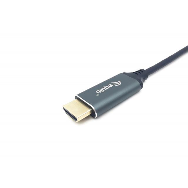Equip - Cable USB-C a HDMI, M/M, 3,0 m, 4K/60Hz