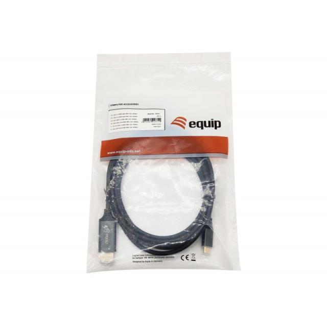 Equip - Cable USB-C a HDMI, M/M, 3,0 m, 4K/60Hz