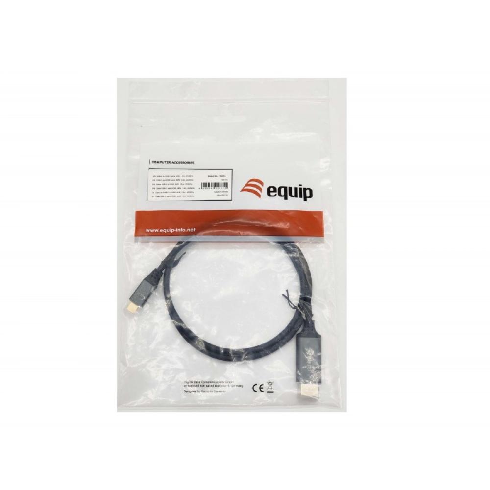 Equip - Cable USB-C a HDMI, M/M, 1,0 m, 4K/60 Hz