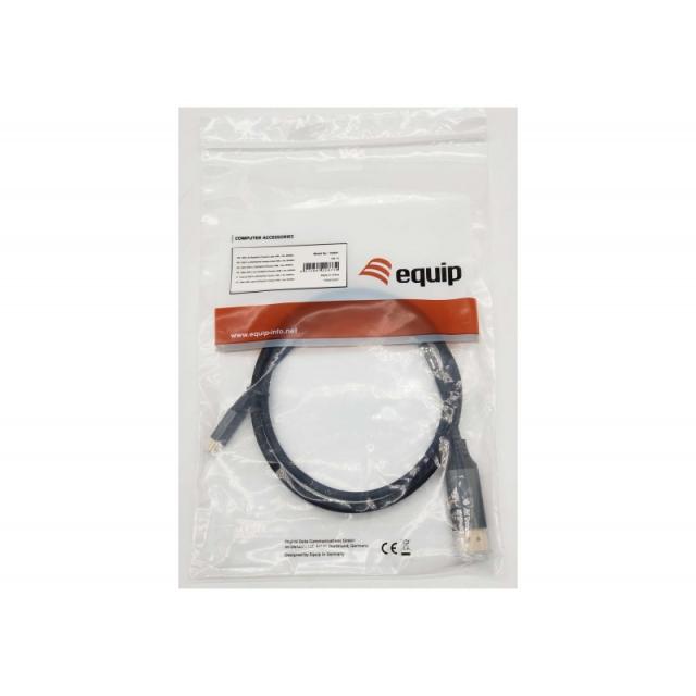 Equip - Cable USB-C a DisplayPort Premium, M/M, 1,0m, 8K/60Hz