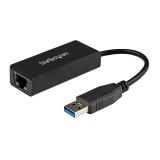 StarTech.com - Adaptador Tarjeta de Red Externa USB 3.0 a Ethernet Gigabit - Conversor de Red NIC 10/100/1000 - Adaptador LAN Ex