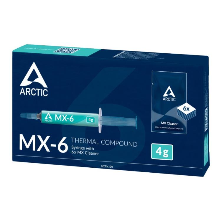 ARCTIC - MX-6 compuesto disipador de calor Pasta térmica 4 g - ACTCP00084A