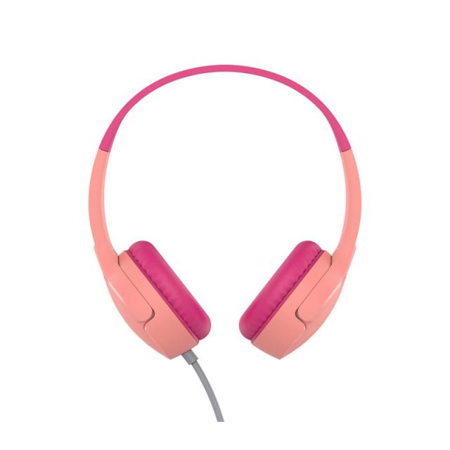 Belkin - SoundForm Mini Auriculares Alámbrico Diadema Llamadas/Música/Deporte/Uso diario Rosa