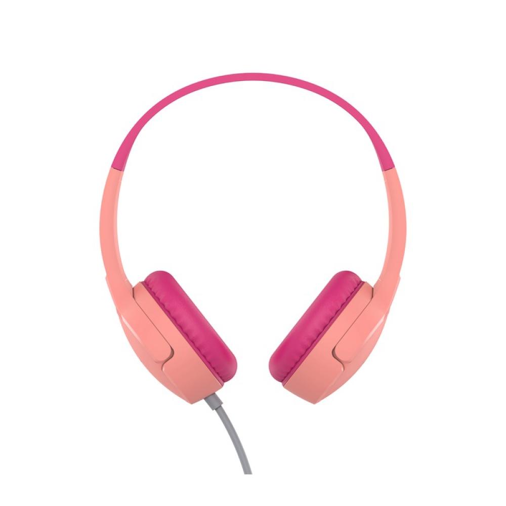 Belkin - SoundForm Mini Auriculares Alámbrico Diadema Llamadas/Música/Deporte/Uso diario Rosa