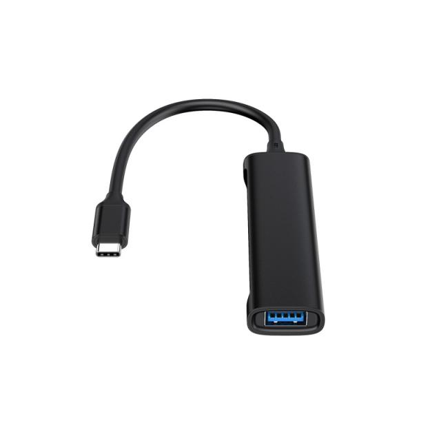 Conceptronic - HUBBIES12B hub de interfaz USB 3.2 Gen 1 (3.1 Gen 1) Type-C 5000 Mbit/s Negro