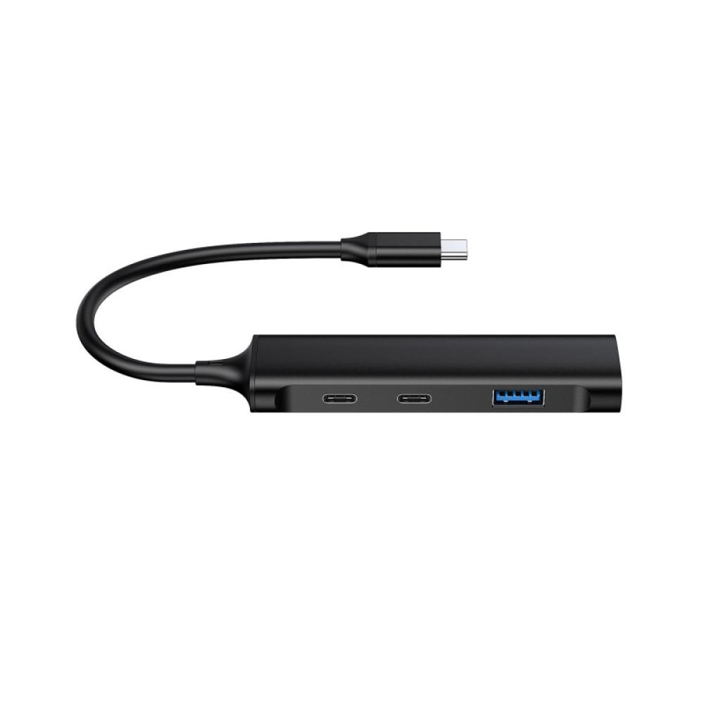 Conceptronic - HUBBIES12B hub de interfaz USB 3.2 Gen 1 (3.1 Gen 1) Type-C 5000 Mbit/s Negro