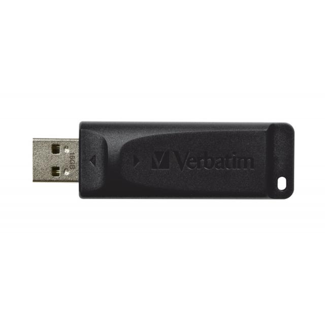 Verbatim - Slider - Unidad USB de 16 GB - Negro