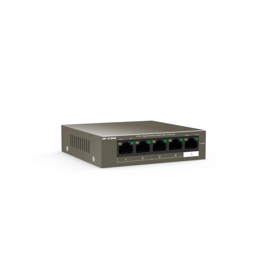 IP-COM Networks - G1105P-4-63W switch No administrado Gigabit Ethernet (10/100/1000) Energía sobre Ethernet (PoE) Bronce