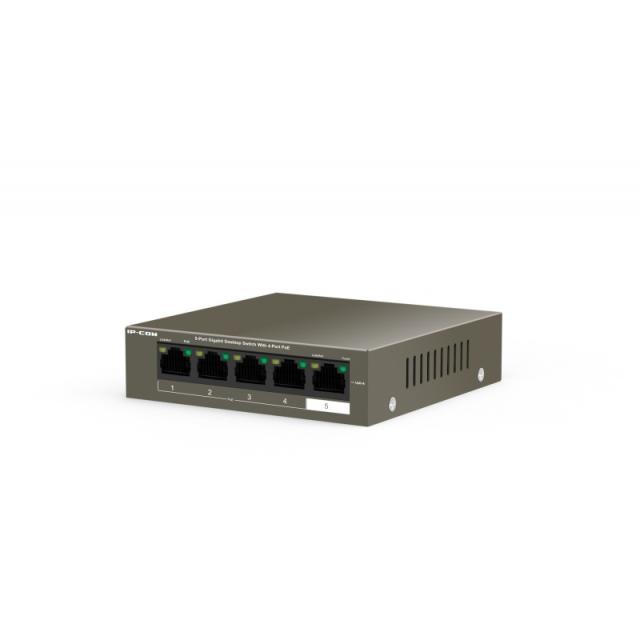 IP-COM Networks - G1105P-4-63W switch No administrado Gigabit Ethernet (10/100/1000) Energía sobre Ethernet (PoE) Bronce