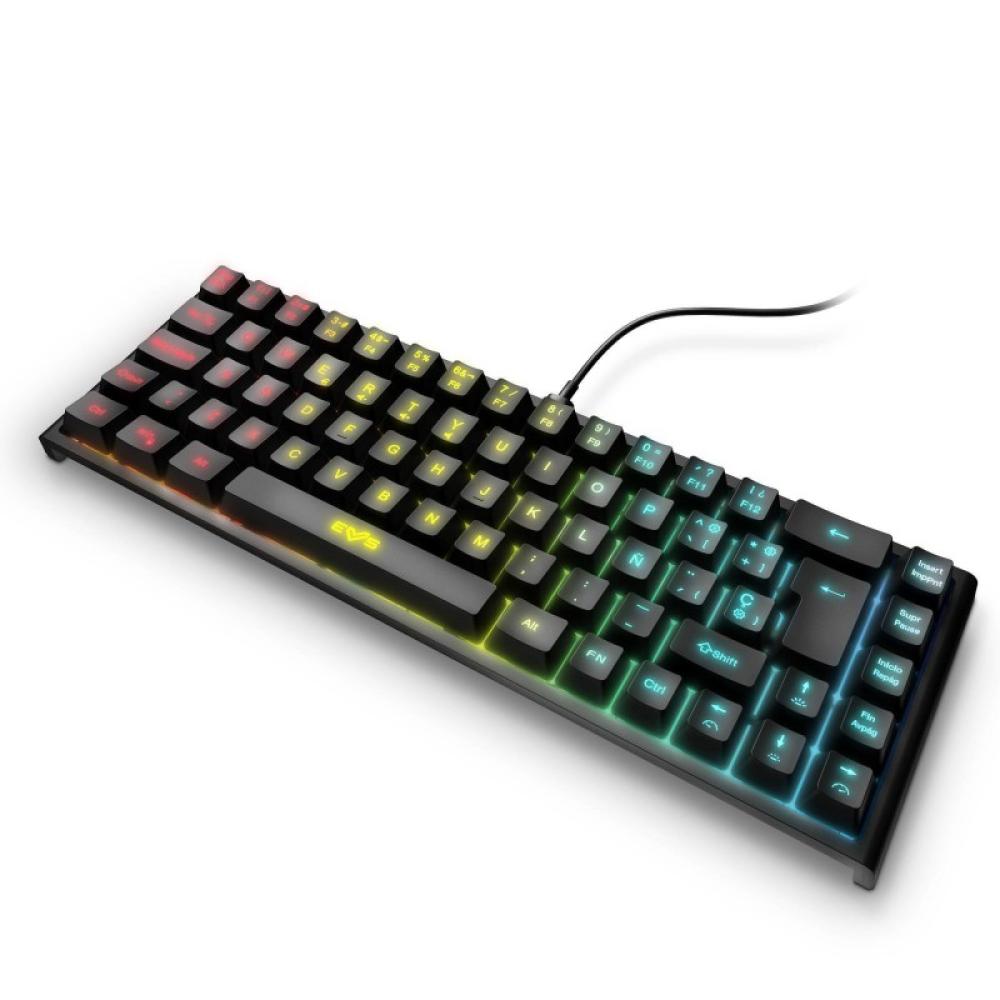 Energy Sistem - 455072 teclado Juego USB QWERTY Negro