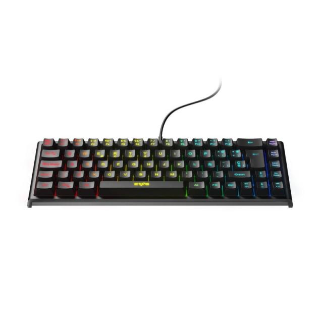 Energy Sistem - 455072 teclado Juego USB QWERTY Negro