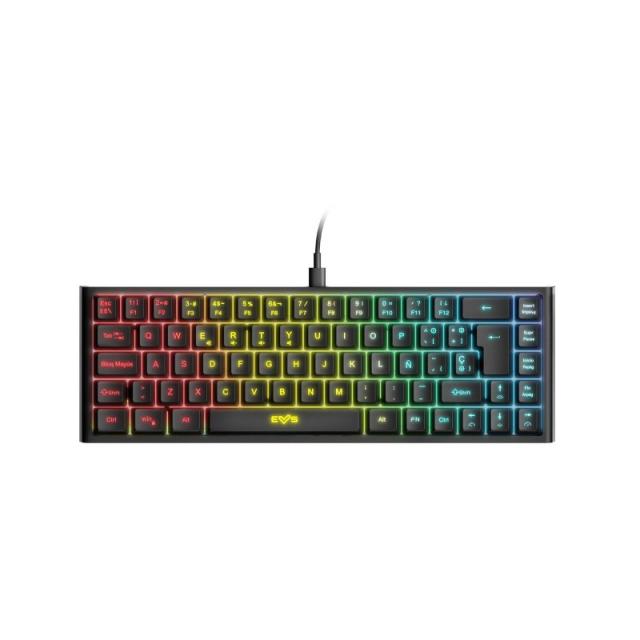 Energy Sistem - 455072 teclado Juego USB QWERTY Negro