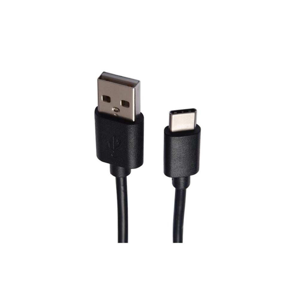 V7 - Cable USB negro con conector USB 2.0 A macho a USB-C macho 2m 6.6ft