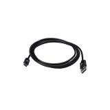 V7 - Cable USB negro con conector USB 2.0 A macho a USB-C macho 2m 6.6ft