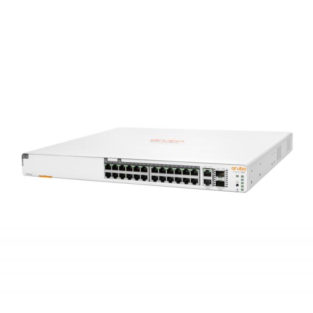 HPE - Aruba Networking Networking Instant On Switch 20p Gigabit CL4 4p Gigabit CL6 PoE 2p 10GBT 2p SFP+ 370W 1960