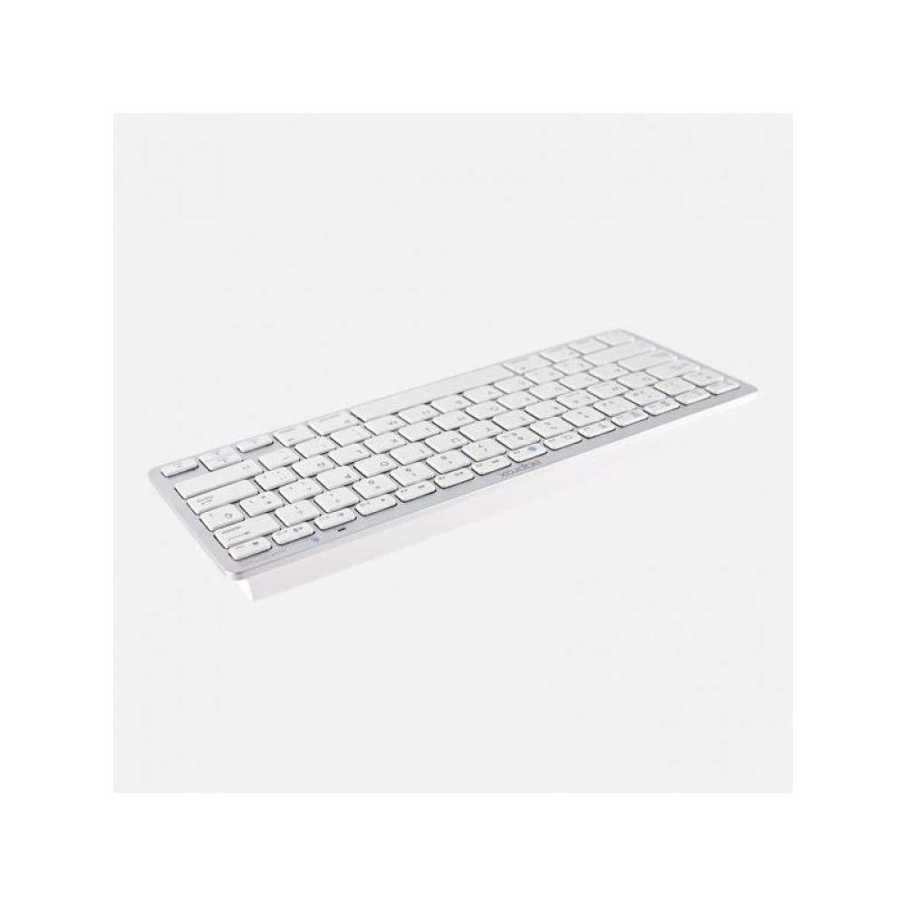 Approx - APPMX300BTS teclado Oficina Bluetooth QWERTY Español Plata