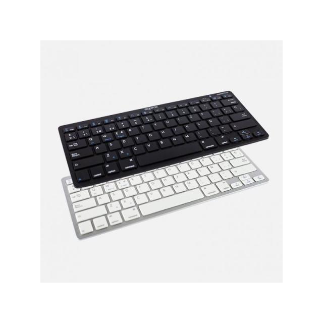 Approx - APPMX300BTS teclado Oficina Bluetooth QWERTY Español Plata