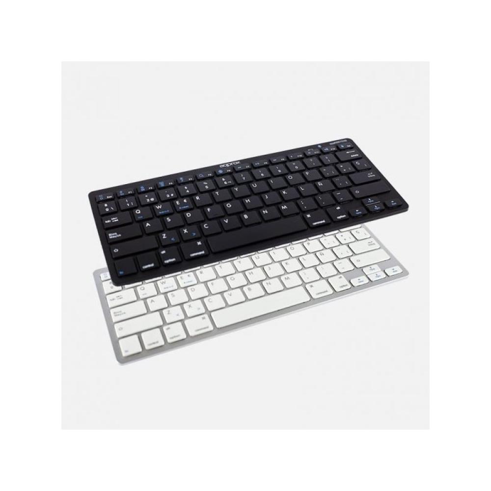Approx - APPMX300BTS teclado Oficina Bluetooth QWERTY Español Plata