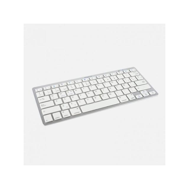 Approx - APPMX300BTS teclado Oficina Bluetooth QWERTY Español Plata