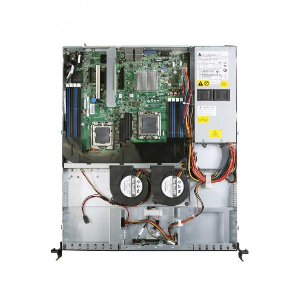 Intel - SR1630BCR servidor barebone Intel® 5500 LGA 1366 (Socket B) Bastidor (1U) Aluminio, Negro