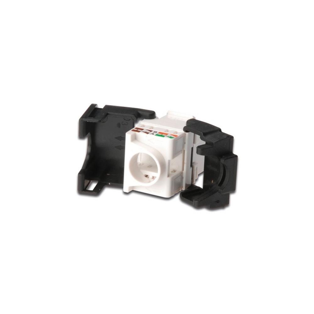 Digitus - Módulo Keystone clase D, CAT 5e, sin apantallar, montaje sin herramientas