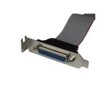 StarTech.com - Adaptador de 40cm Header Cabezal Bracket Paralelo Perfil Bajo DB25 a IDC26 Pines Placa Base