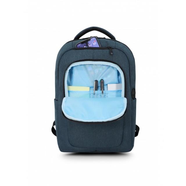 Urban Factory - ECB24UF maletines para portátil 35,8 cm (14.1") Mochila Azul