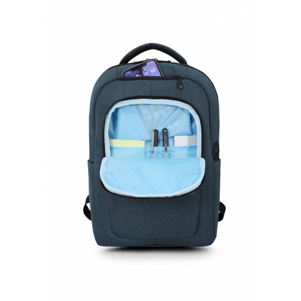 Urban Factory - ECB24UF maletines para portátil 35,8 cm (14.1") Mochila Azul