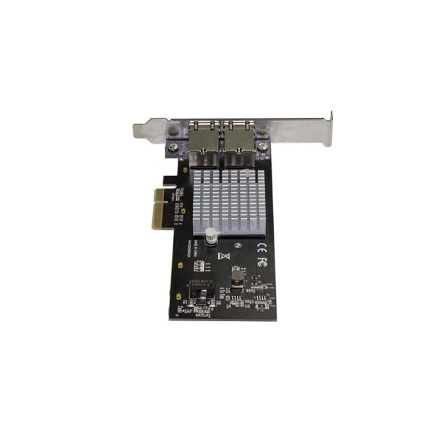 StarTech.com - Tarjeta PCIe de Red con 2 Puertos 10G - NIC PCI Express 10GBASE-T & NBASE-T con Chipset Intel-X550AT 10/5/2,5/1Gb