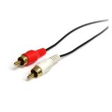 StarTech.com - Cable Adaptador de Mini-Jack a RCA 91cm - Jack 3,5mm Macho - 2xRCA Macho - Negro