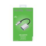 Celly - PROUSBCUSBDS cable USB USB 3.2 Gen 1 (3.1 Gen 1) USB C USB A Plata
