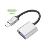 Celly - PROUSBCUSBDS cable USB USB 3.2 Gen 1 (3.1 Gen 1) USB C USB A Plata
