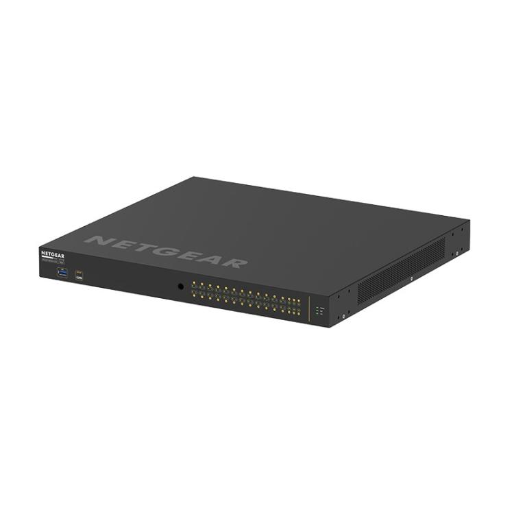 NETGEAR - M4250-26G4XF-PoE+ Gestionado L2/L3 Gigabit Ethernet (10/100/1000) Energía sobre Ethernet (PoE) 1U Negro