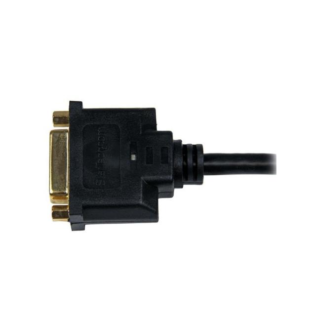 StarTech.com - Adaptador de 20cm HDMI a DVI - DVI-D Hembra - HDMI Macho - Cable Conversor de Vídeo - Negro