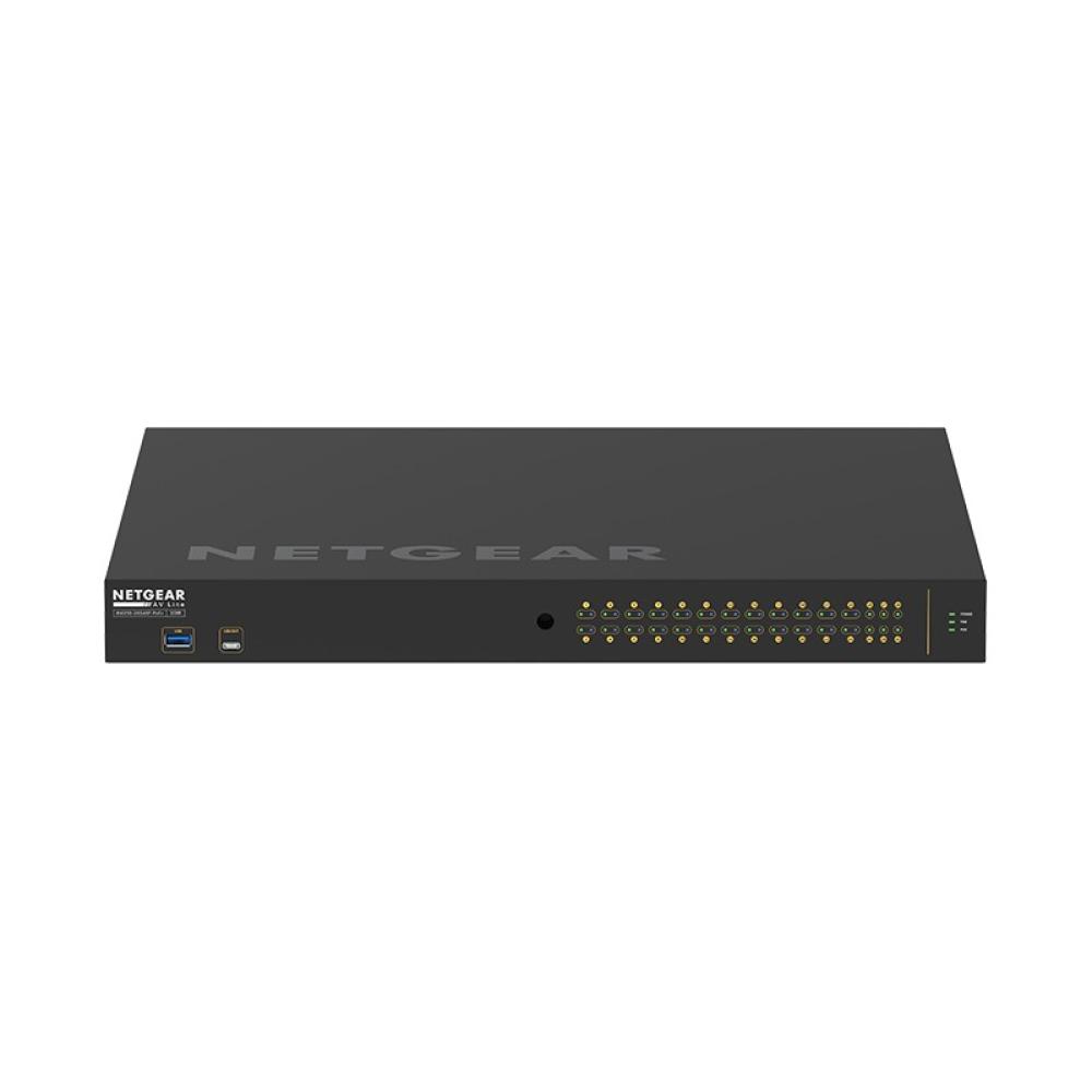 NETGEAR - M4250-26G4XF-PoE+ Gestionado L2/L3 Gigabit Ethernet (10/100/1000) Energía sobre Ethernet (PoE) 1U Negro